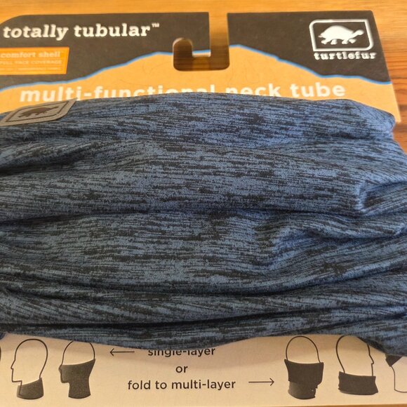 Turtle Fur Tube Neck Gaiter Comfort Stria - Picture 4 of 6